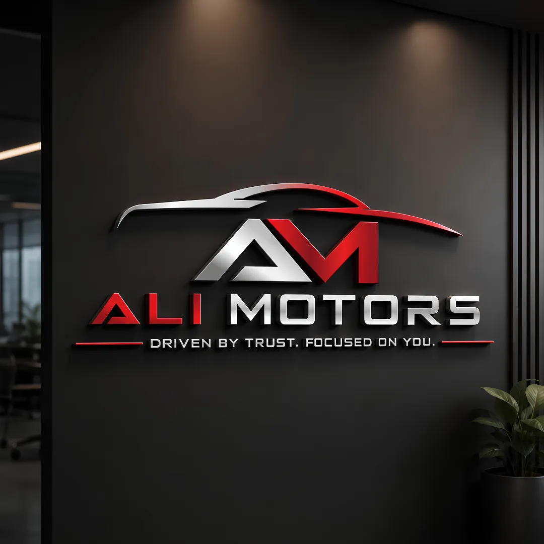 Logo design for Ali Motors, a car dealership, by BizzOne Digital