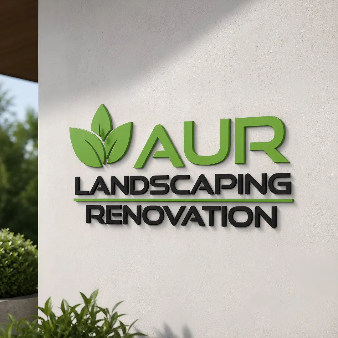 Logo design for AUR Landscaping & Renovation by BizzOne Digital