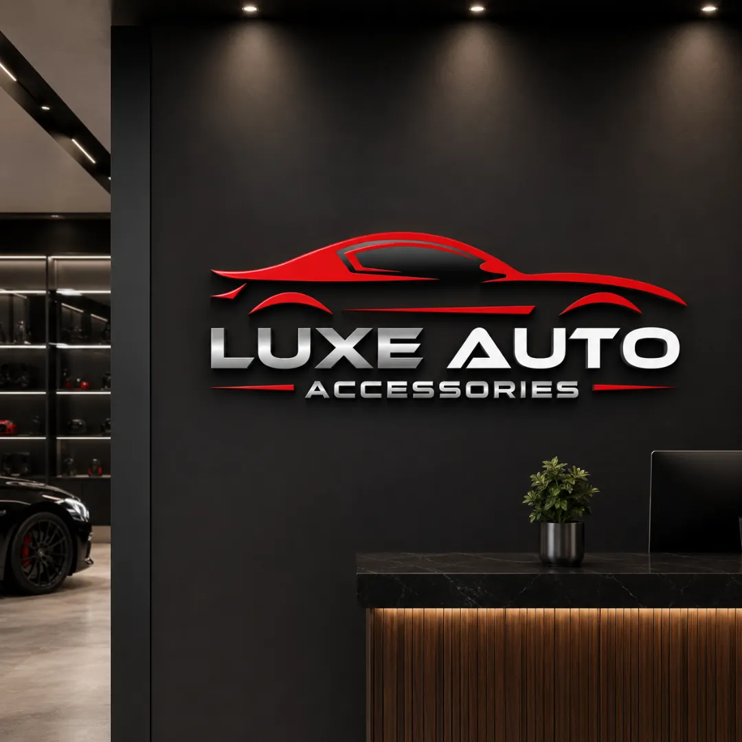 Logo design for Luxe Auto Accessories by BizzOne Digital